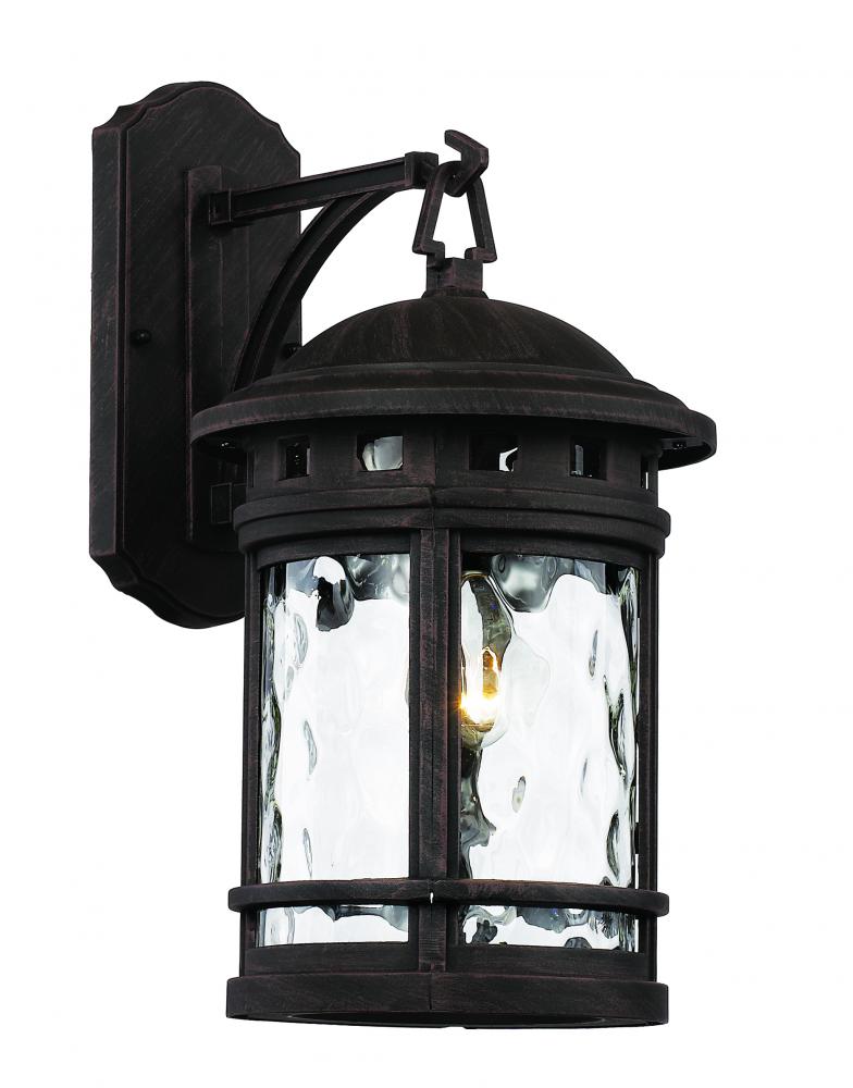 1LT WALL LANTERN-MD-WATER-RT